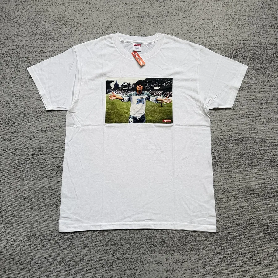 Supreme Maradona Photo Tee White