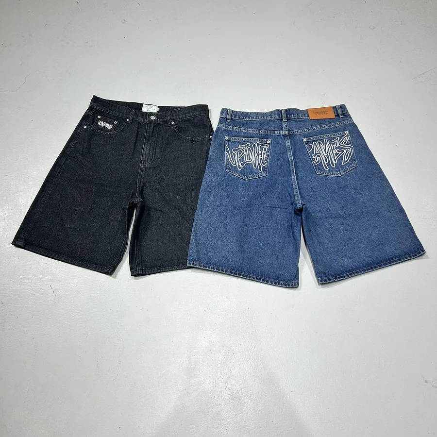 Up in flames Denim Shorts