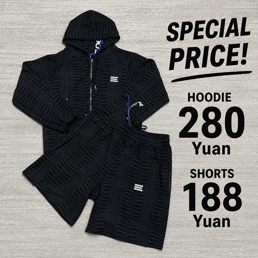 Kroen Croclock Hoodie Black