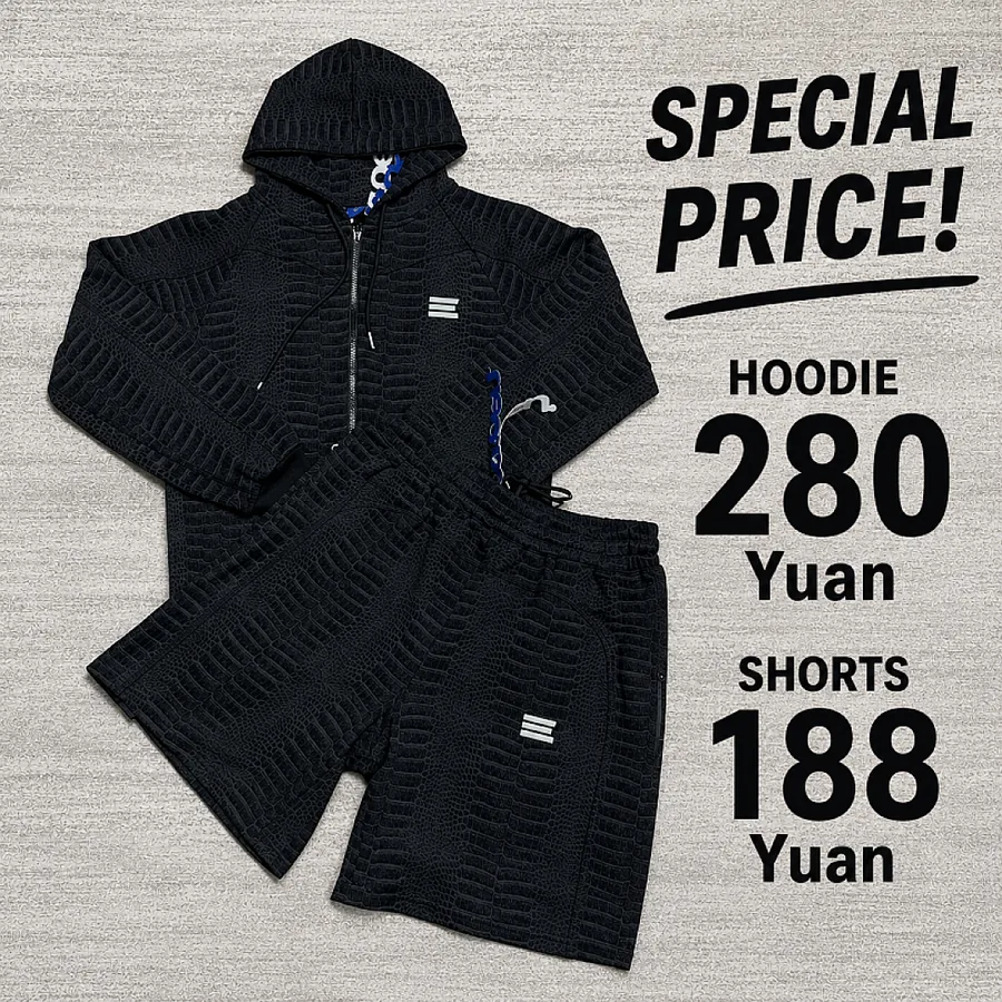 Kroen Croclock Hoodie Black