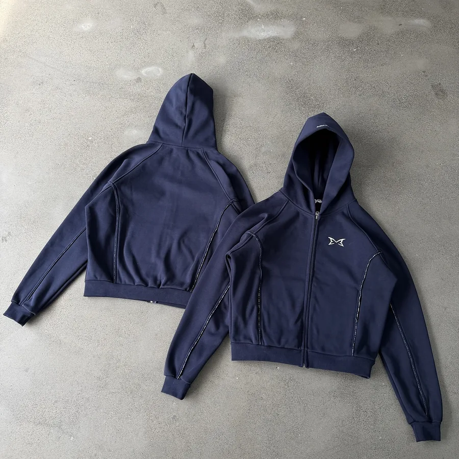 Navy Hoodie and Zip Hoodie