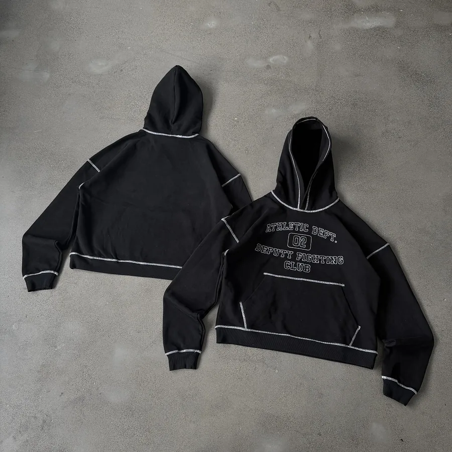 Athletic Dept Hoodie in Black