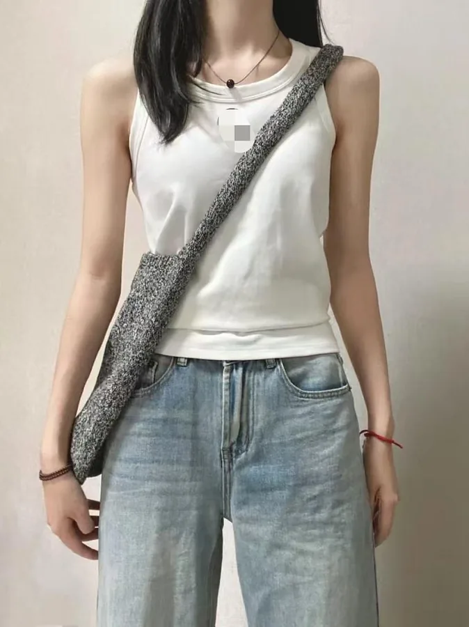 Womens Ribbed Cotton Tank Top