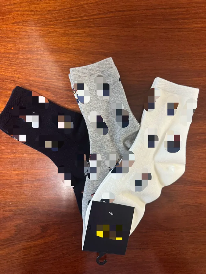 Bear Crew Socks Three Pack