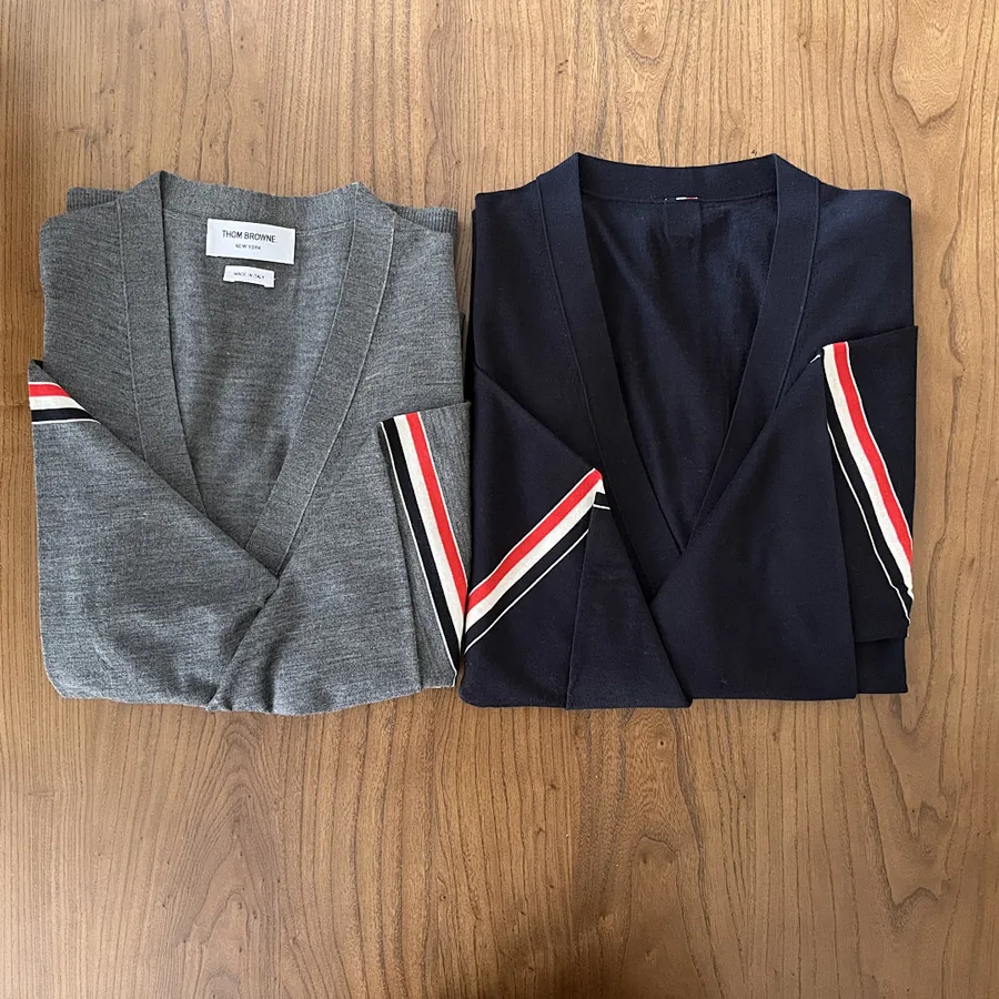 Thom Browne Three Stripe Cardigan
