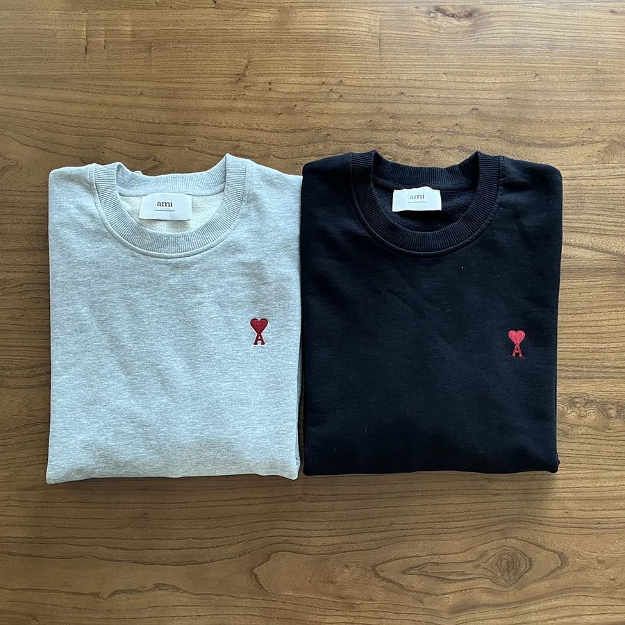 Small Red Heart Crewneck Sweatshirt