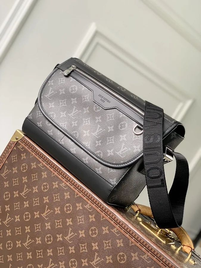 LV Outdoor Messenger Bag Black Monogram