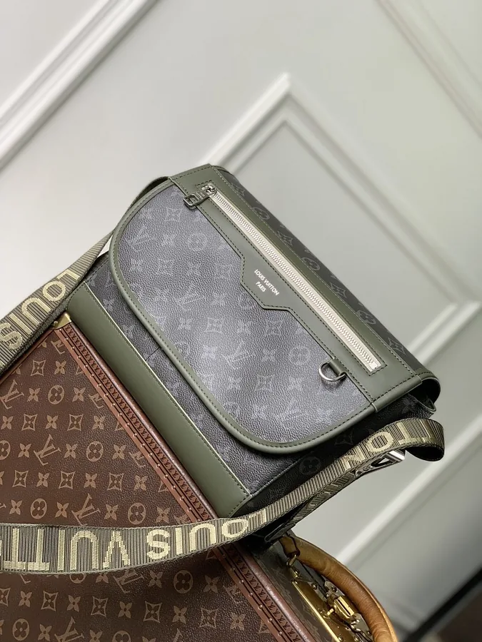 LV Outdoor Messenger Bag Khaki Monogram