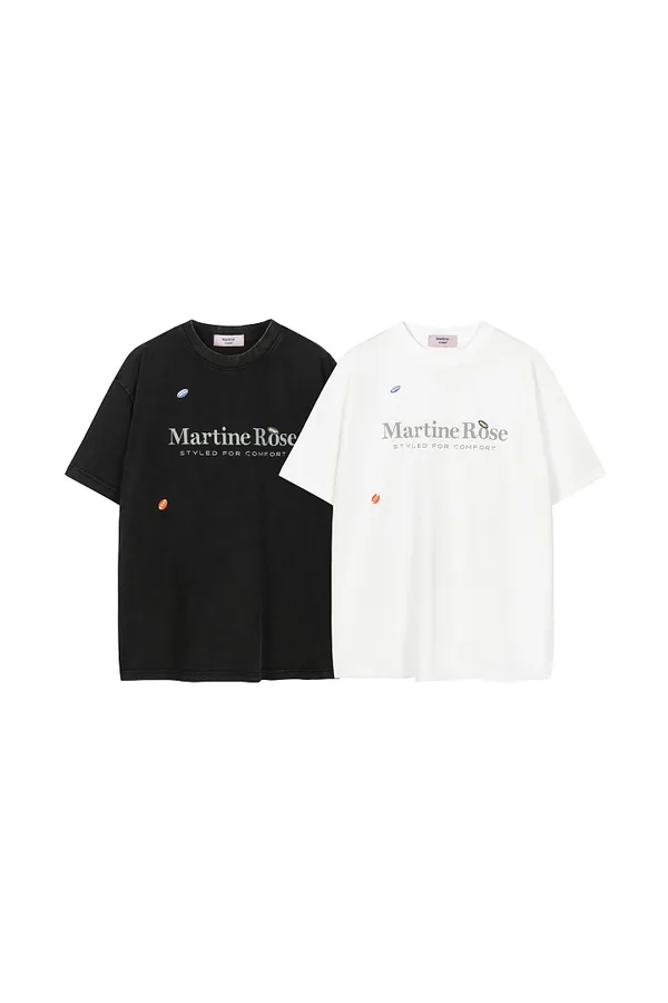 Martine Rose Style Logo Print Tee