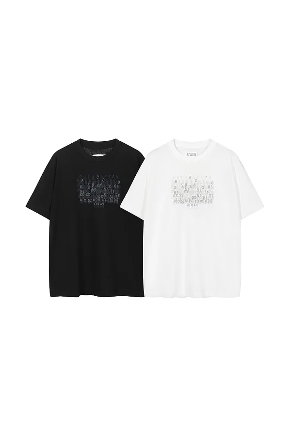 Maison Margiela Style Embroidered Logo Tee