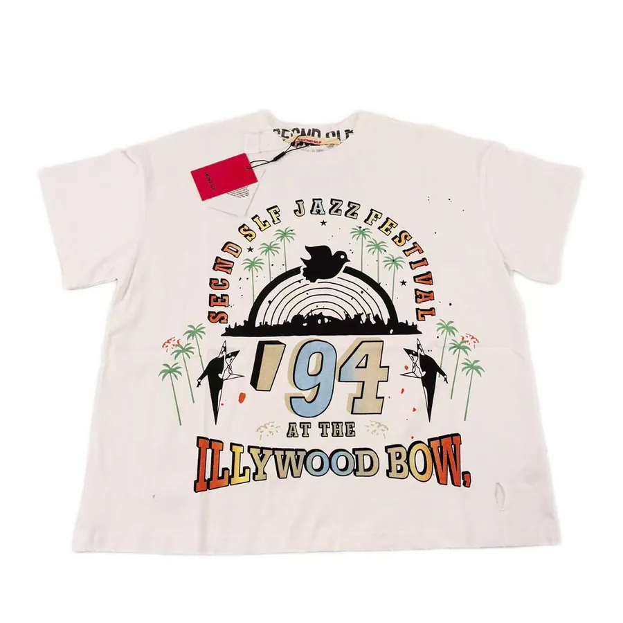Second Self 94 Jazz Festival Vintage Distressed Tee