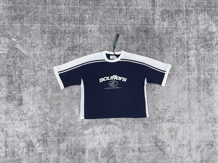 Two Tone Letter Patch Tee