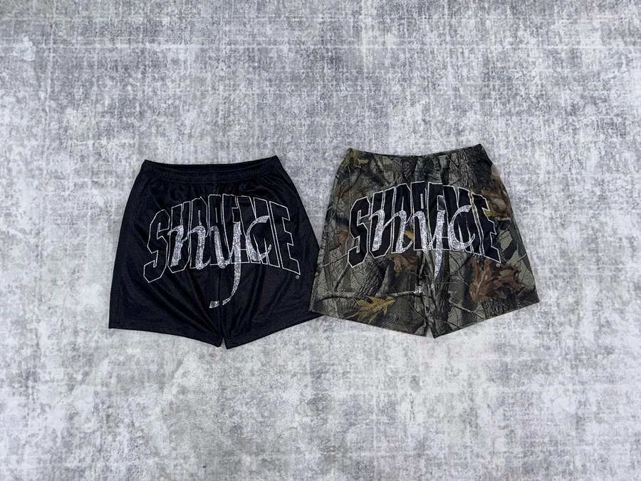 Supreme Rhinestone Digital Print Shorts