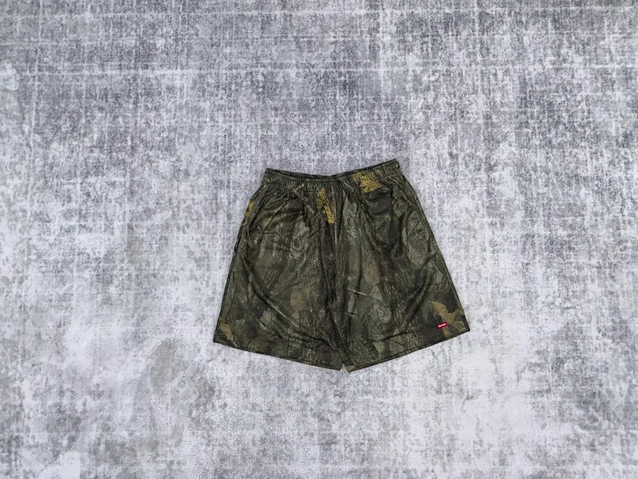Leaf Print Shorts