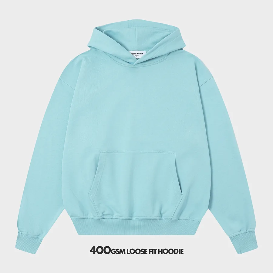 400gsm Union Kingdom 100% Cotton French Terry Loose Fit Hoodie