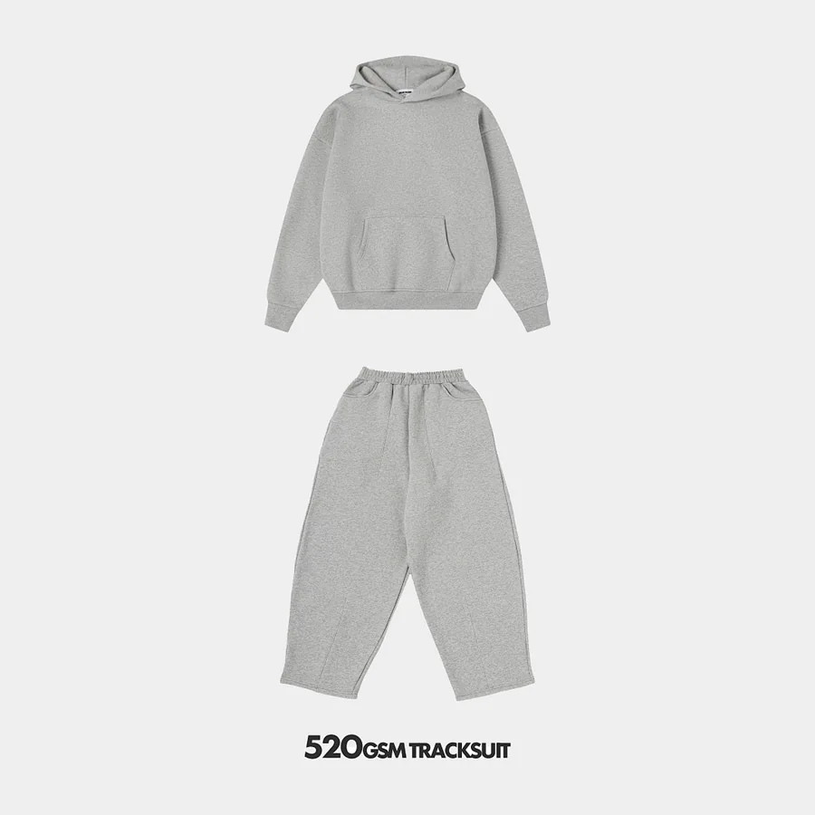 [add new color] 520gsm Union Kingdom boxy cropped fit tracksuit
