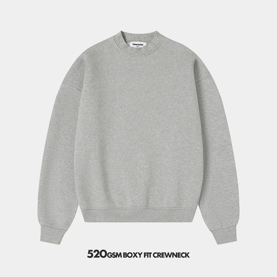 520gsm Union Kingdom boxy fit crewneck