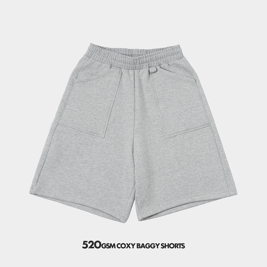 [add new color] 520gsm Union Kingdom Cozy Baggy Shorts