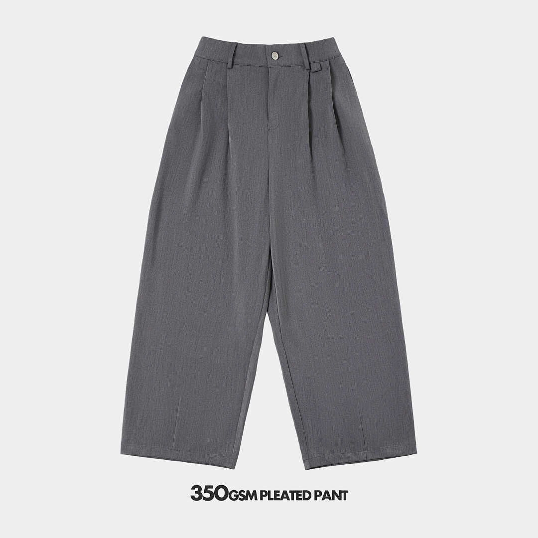 [pre-order]350gsm Union Kingdom Baggy Fit Pleated Pant