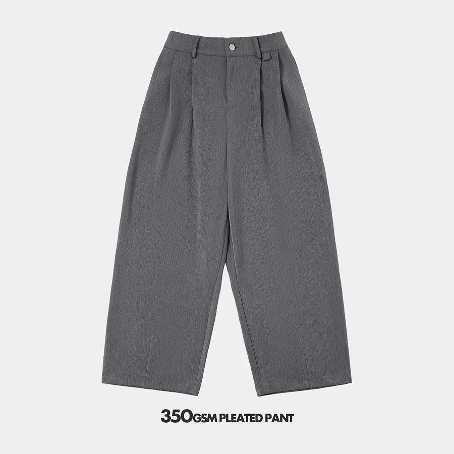 [pre-order]350gsm Union Kingdom Baggy Fit Pleated Pant