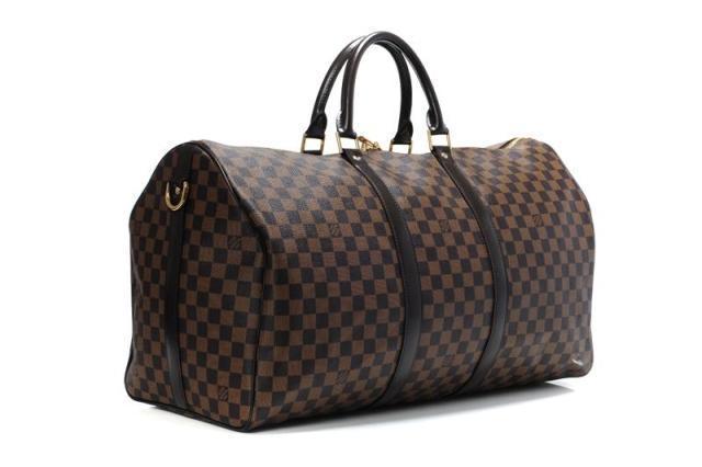 Louis Vuitton Damier Keepall Travel Bag N41414