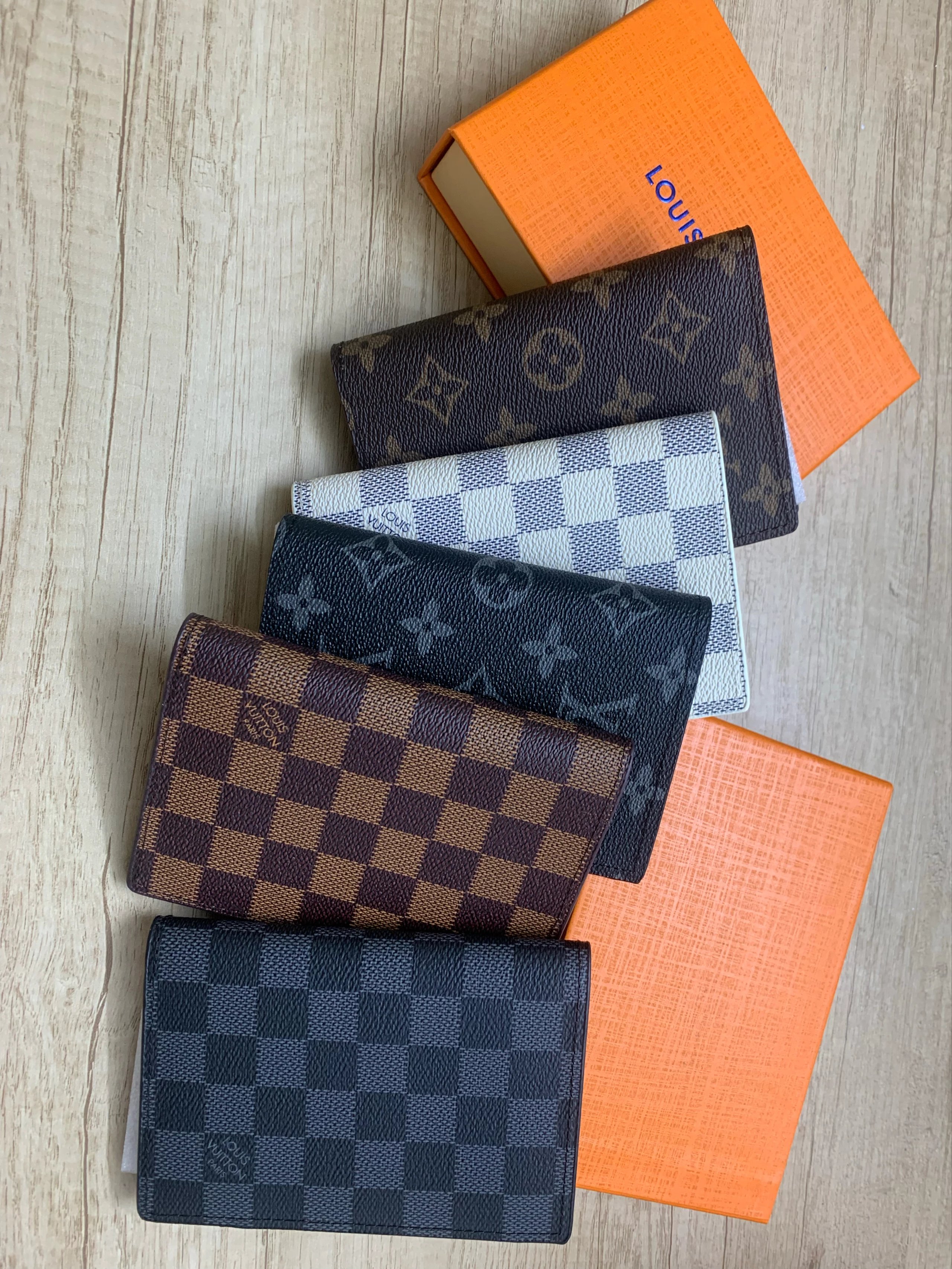 Louis Vuitton Calfskin Passport Holder 60180
