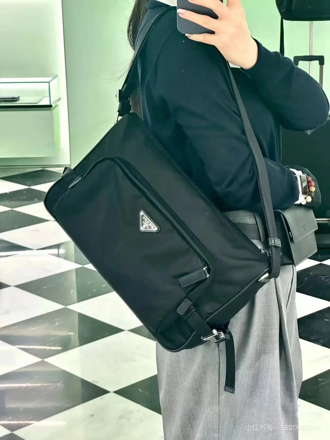 P 25ss large Clutch messenger bag -p10821