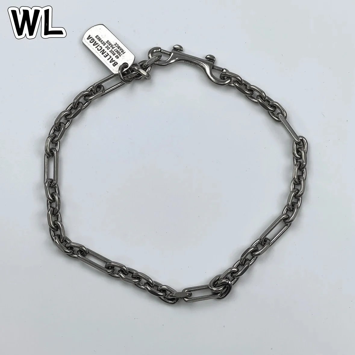 BL necklace can be stacked and worn as a bracelet