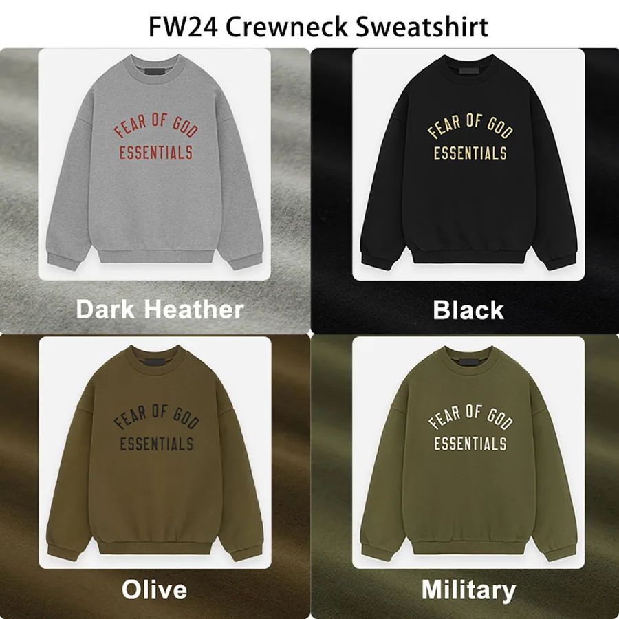 24FW Crewneck Sweatshirt (480GSM Fleece)
